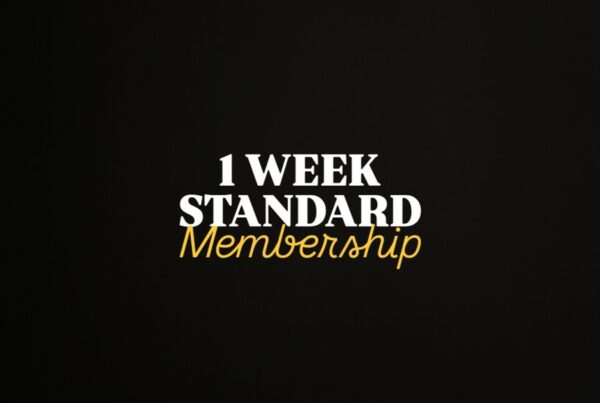 1 Week Standard Membership